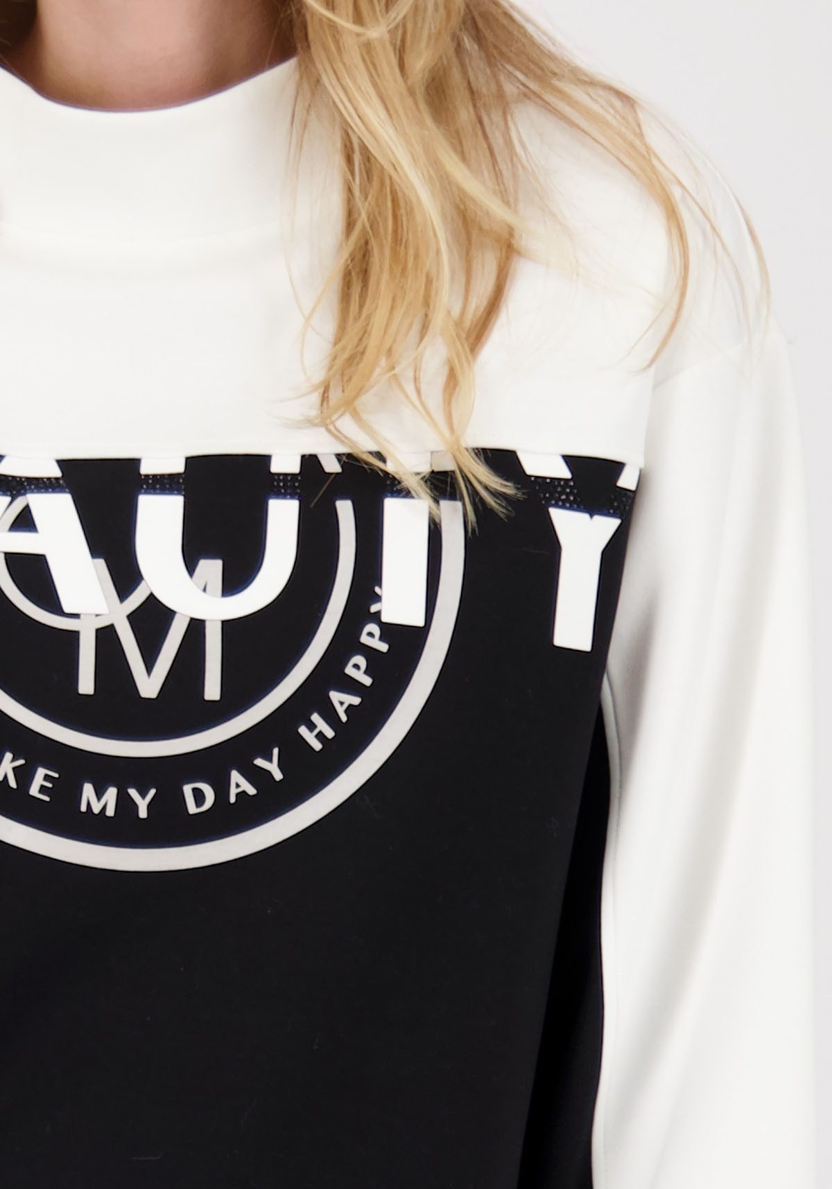 Monari Sweatshirt Sweatshirt Colorblock Regular fit mit Rundhalsausschnitt