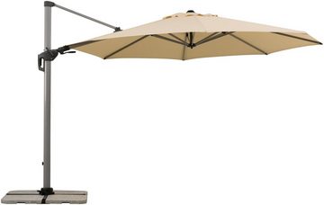 Schneider Schirme Ampelschirm »Bermuda«, LxB: 410x342 cm, mit Schirmständer, ohne Wegeplatten
