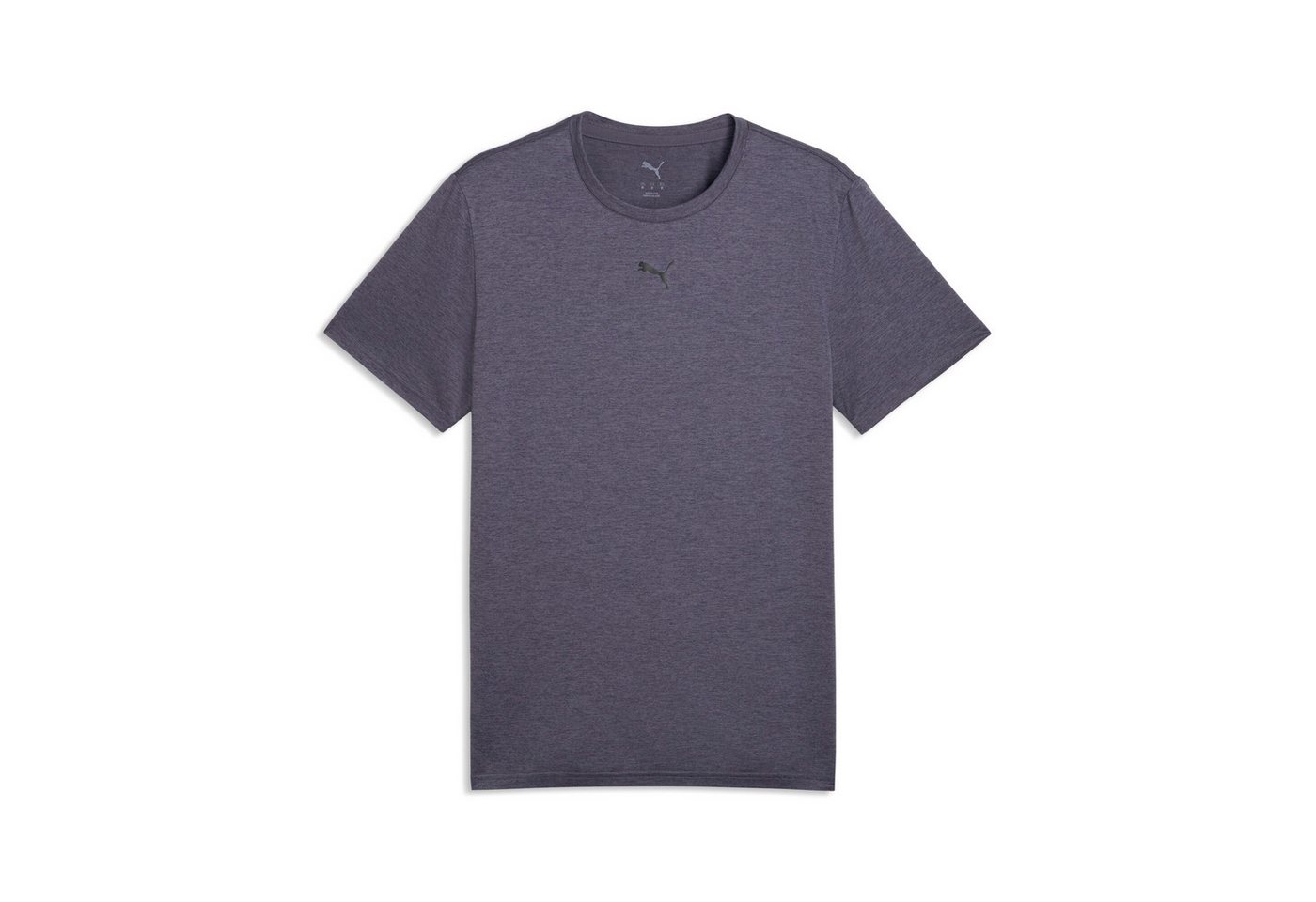 PUMA Trainingsshirt M TAD ESSENTIALS HEATHER CAT TEE (CF SMALL CAT) Basic-T-Shirt, Kurzarm, für Sportmode