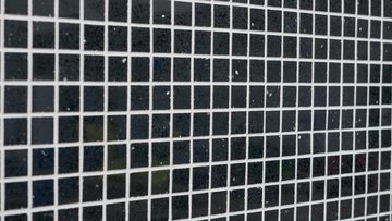 Mosani Bodenfliese Mosaikfliesen Quarz Komposit Kunststein Artificial schwarz