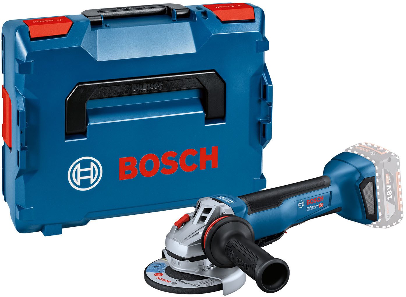 Bosch Professional Akku-Winkelschleifer »GWS 18V-10 P«, in L-BOXX+D741, ohn günstig online kaufen
