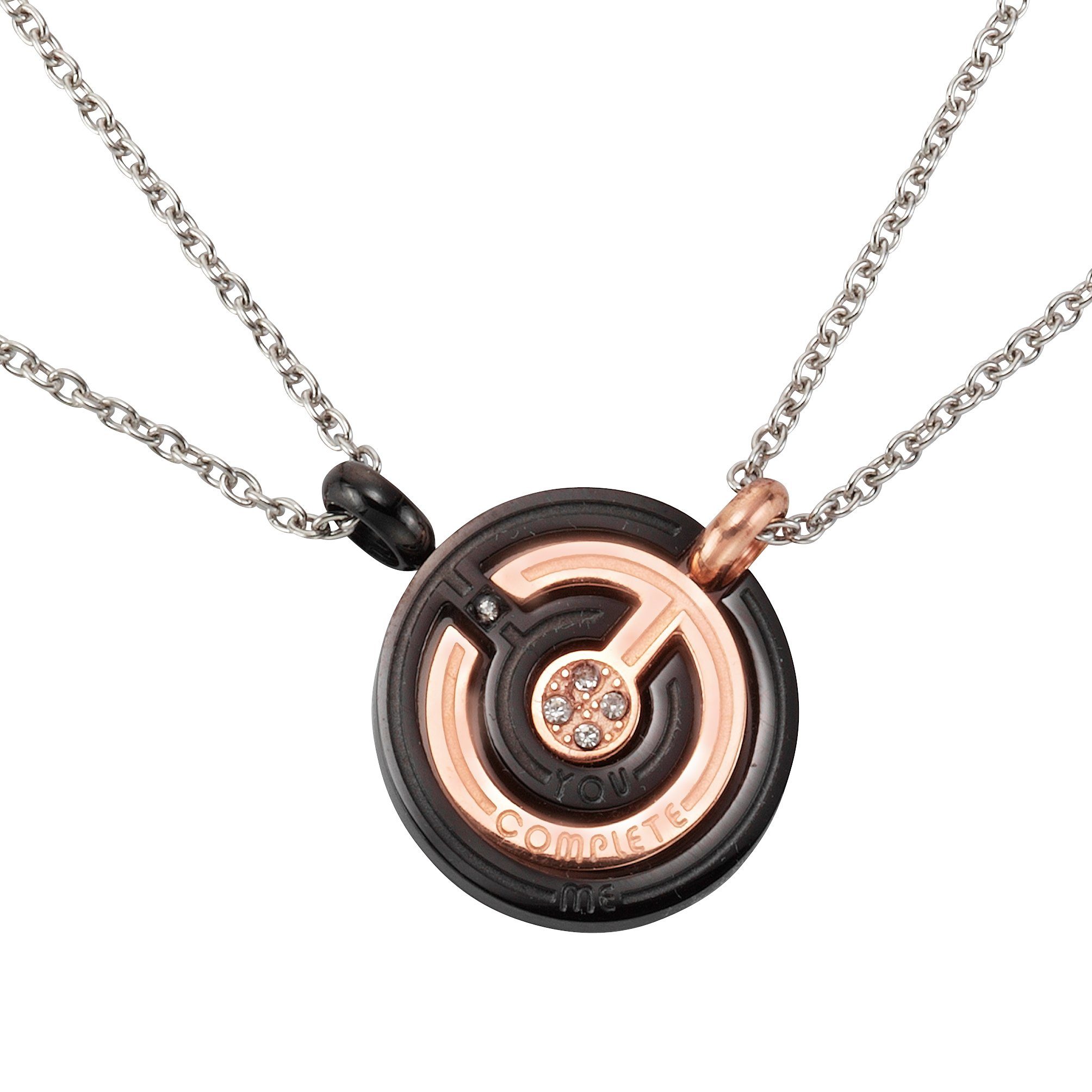 Firetti Schmuckset Multipack Schmuck Geschenk Ожерелья LIEBE (4-tlg), mit Zirkonia (synth)