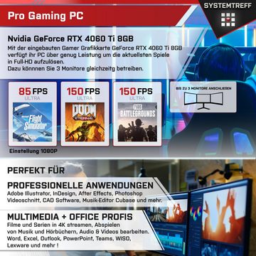 SYSTEMTREFF Gaming-PC (Intel Core i9 12900F, GeForce RTX 4060 Ti, 32 GB RAM, 1000 GB SSD, Wasserkühlung, Windows 11, WLAN)