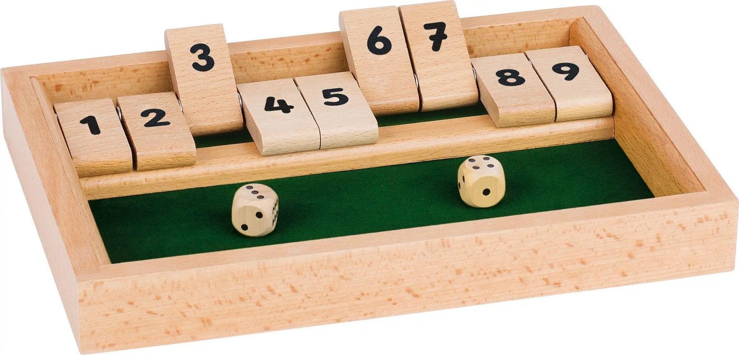Gollnest & Kiesel Spiel Würfelspiel Shut the box