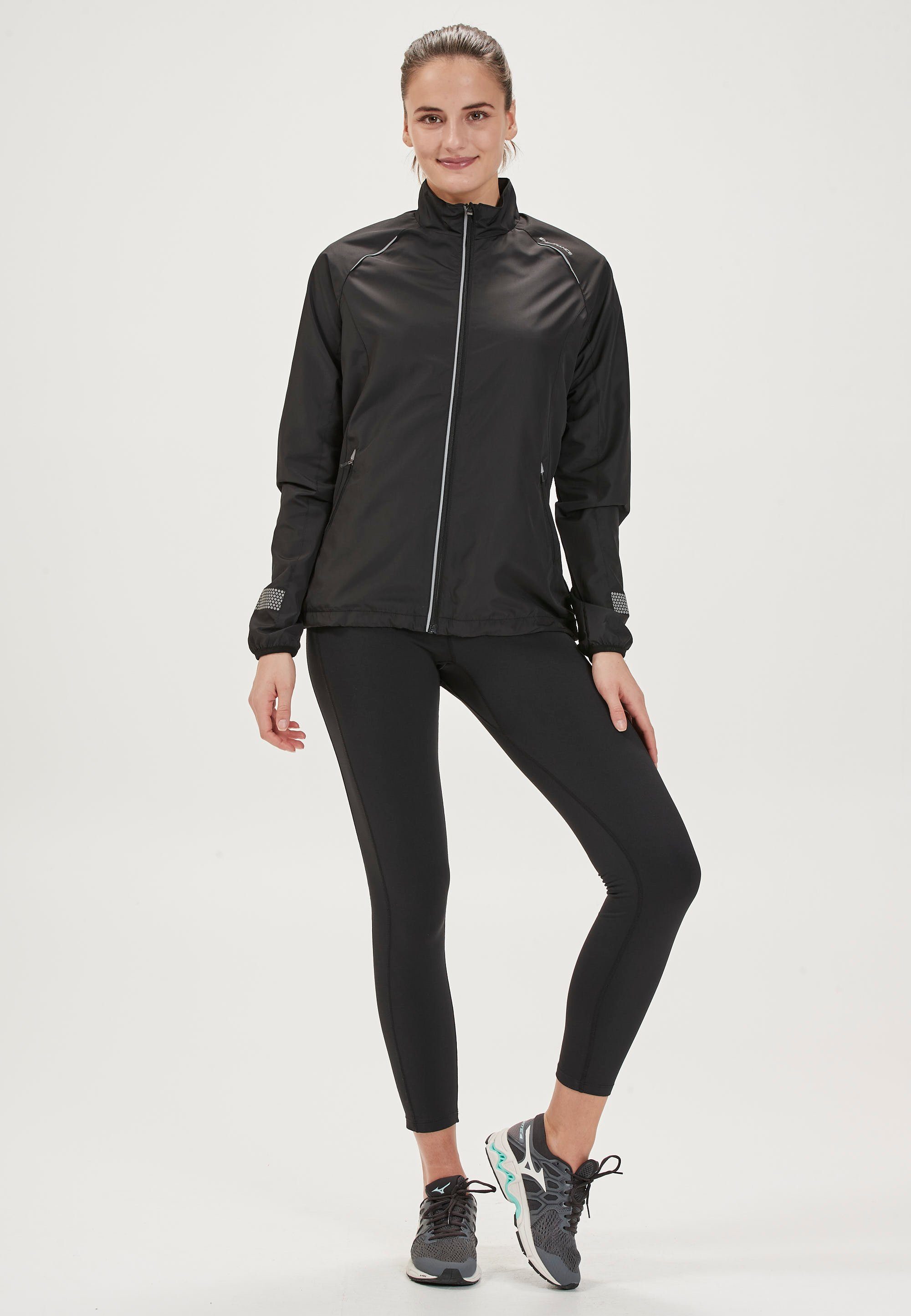 CULLY Elementen ENDURANCE reflektierenden Laufjacke mit XQL schwarz