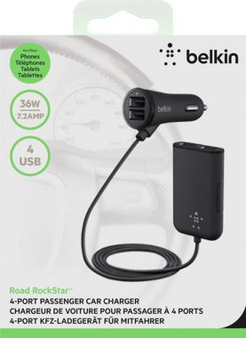 Belkin 4 port KFZ Auto USB Handy-Netzteile (verlängerbar)