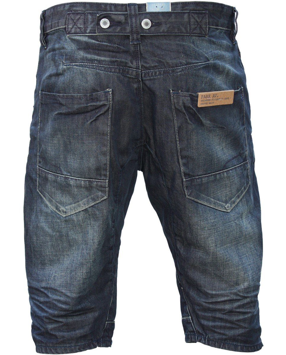 Shine Original Jeansshorts dunkelblau mit cooler günstig online kaufen