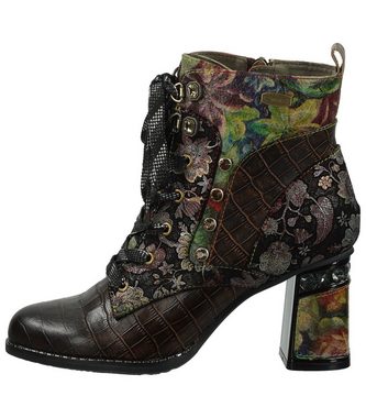 LAURA VITA Stiefelette Leder/Textil Schnürstiefelette