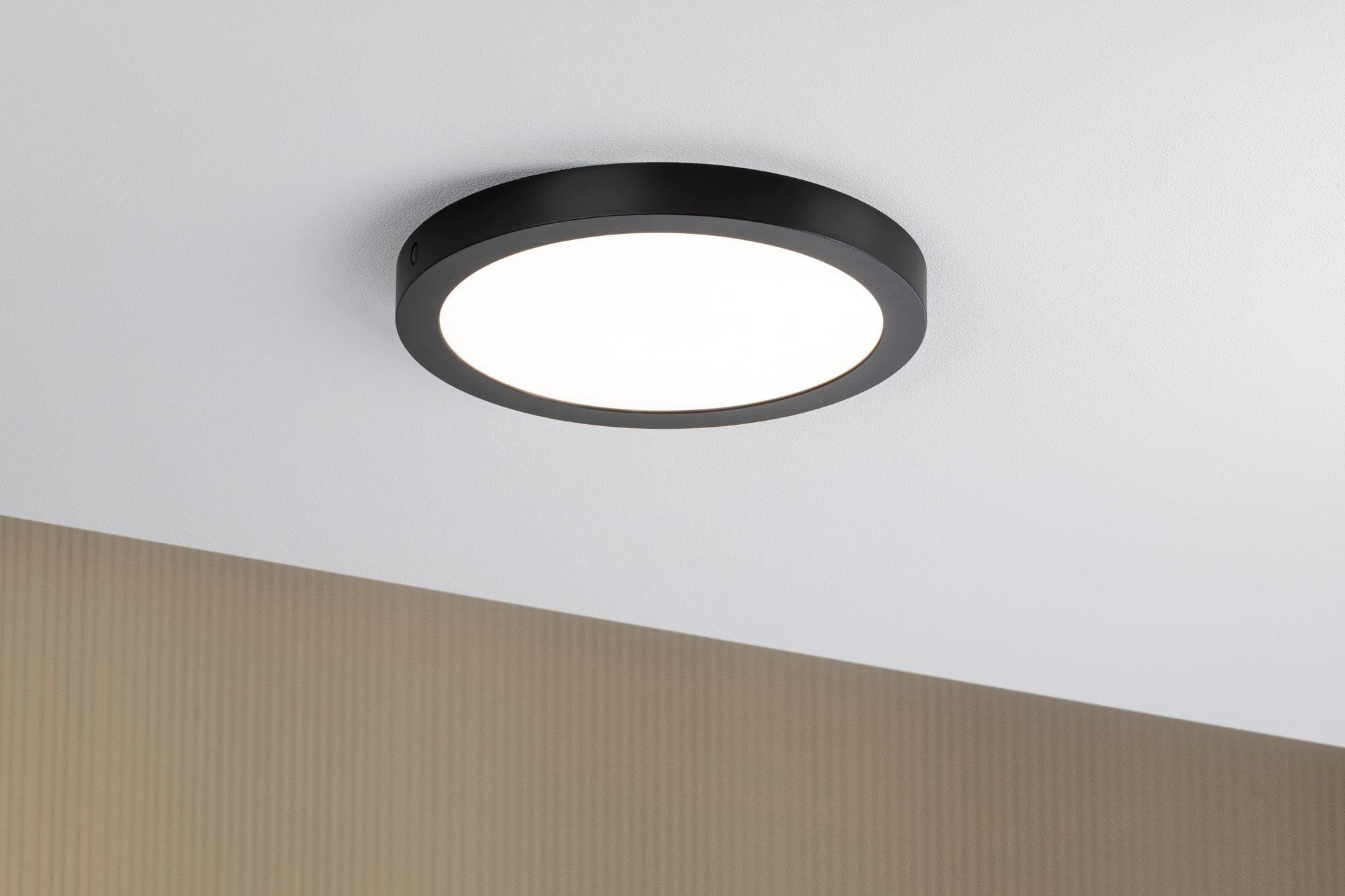 auf LED LED LED-Technik modernster Basis fest Abia, Paulmann Raumlicht integriert, Gleichmäßiges Deckenleuchte Warmweiß,