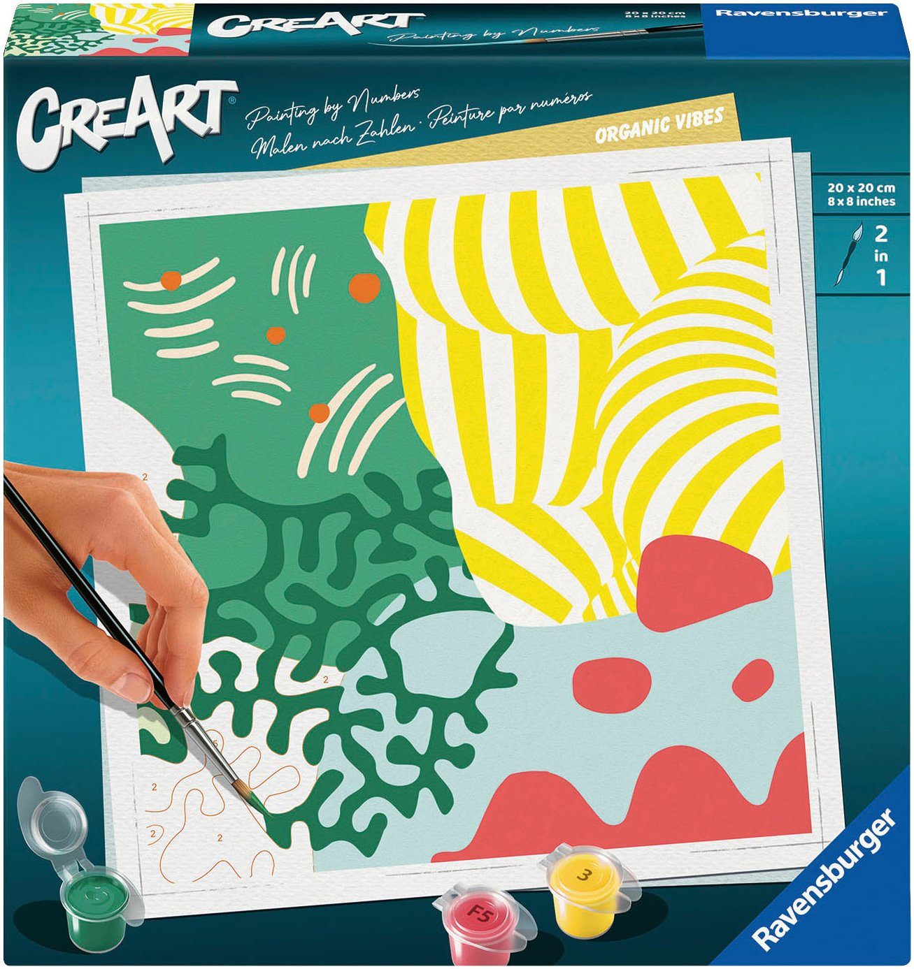 Ravensburger Malen nach Zahlen Organic Vibes, Made in Europe
