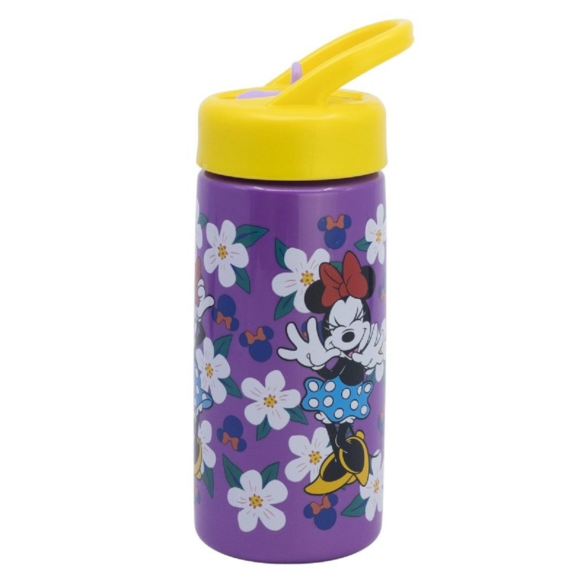 Disney Minnie Mouse Trinkflasche Kinder Wasserflasche 410 ml für Alltag Schule und unterwegs