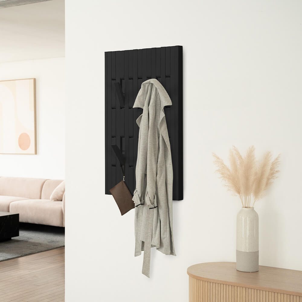 HOME DELUXE Garderobe Garderobenpaneel QUEST 55 x 4 x 105 cm, Aus Kautschuk günstig online kaufen