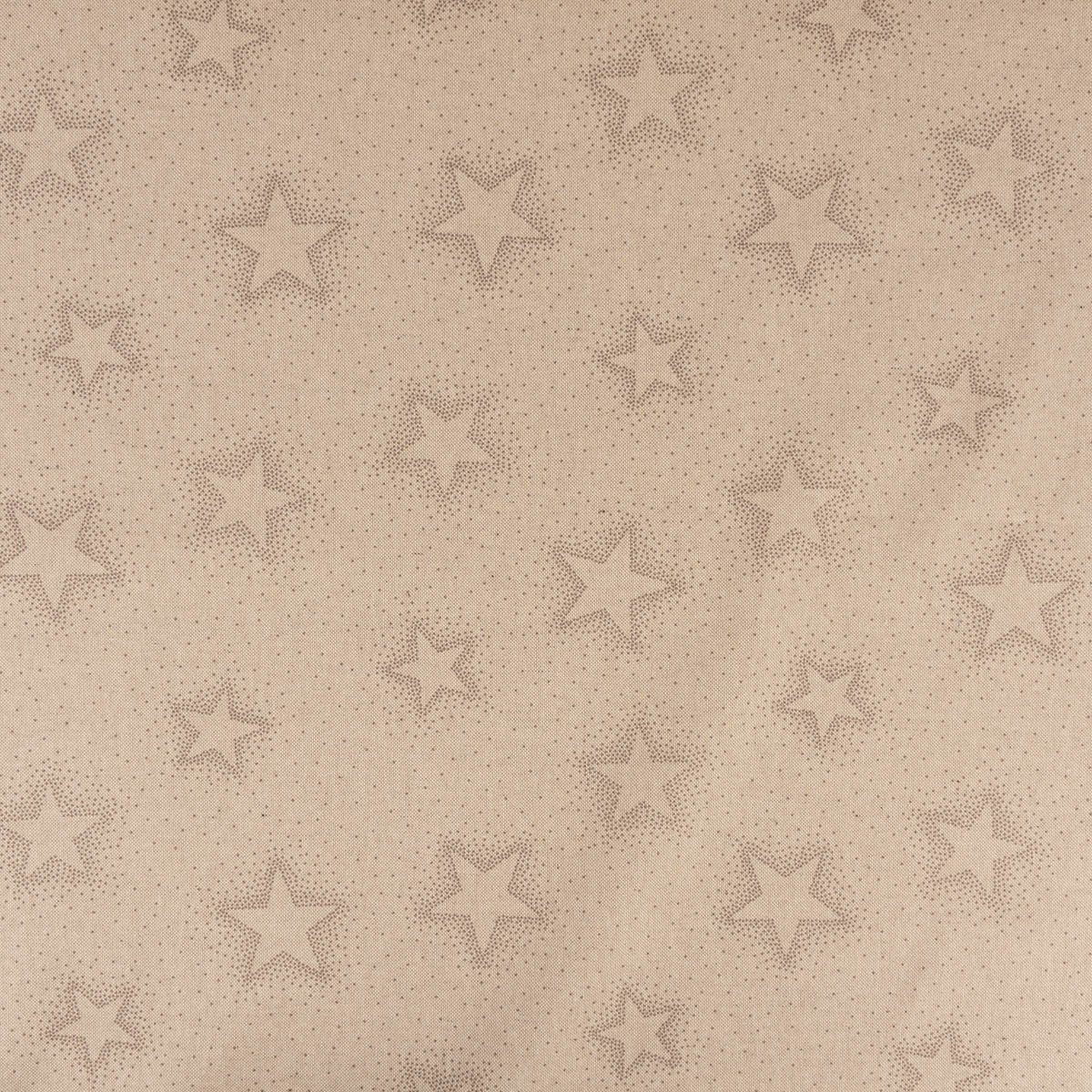 natur Tischläufer Weihnachten SCHÖNER Tischläufer Sparkle 40x160cm, Sterne grau LEBEN. Star handmade