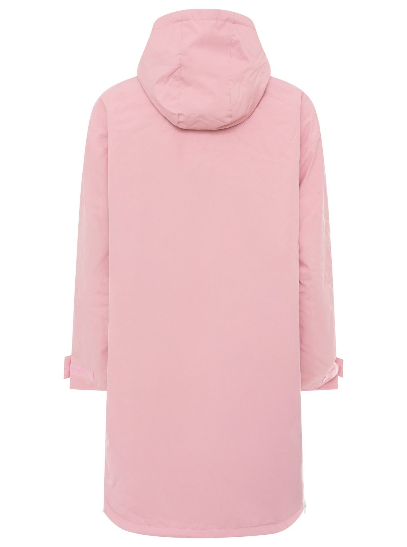 Zwillingsherz Kurzmantel "Oversize Windjacke ZH" seitliche Taschen, Kapuze, Reißverschluss, Teddy Futter, Oversized