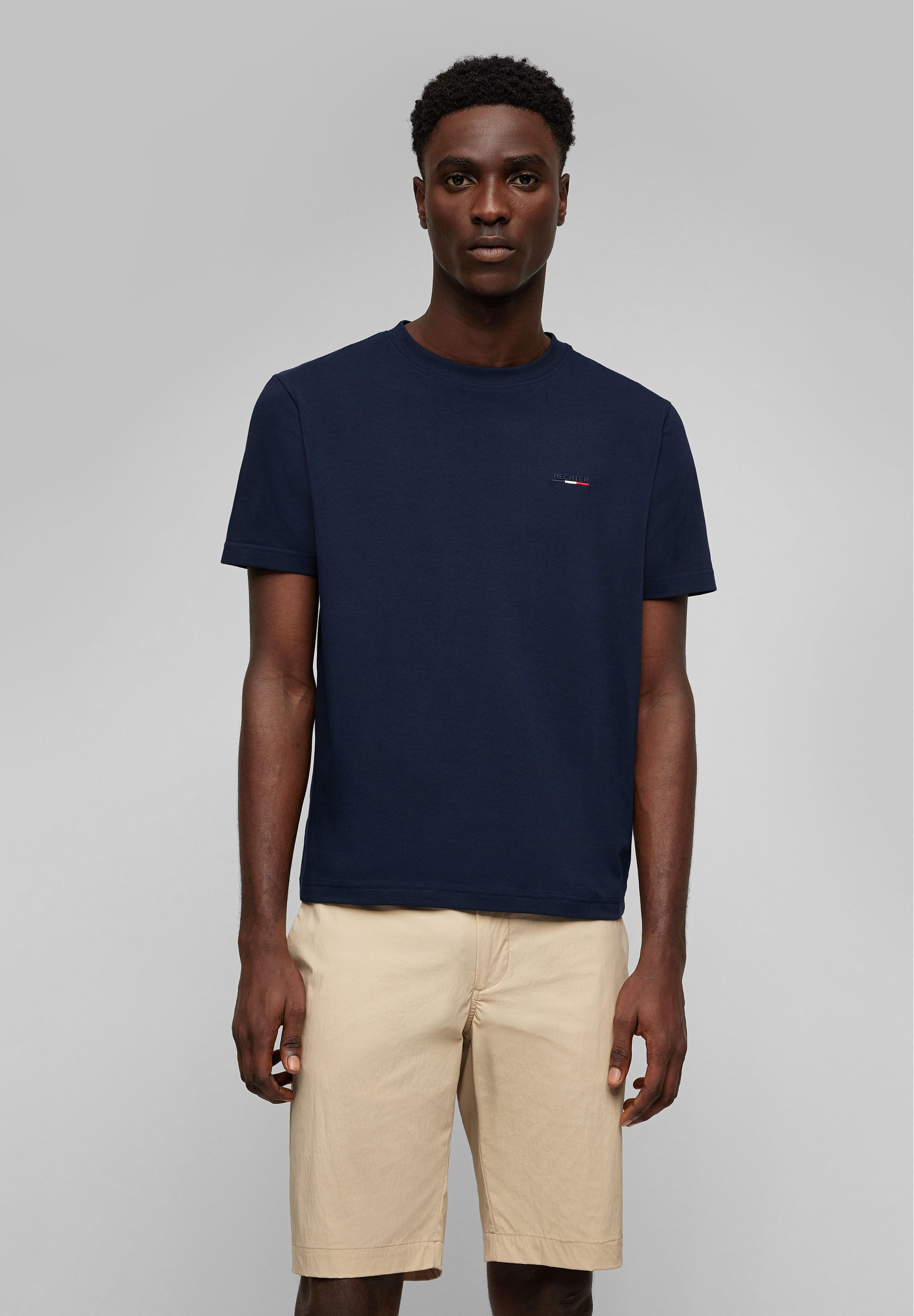 HECHTER PARIS T-Shirt (1-tlg) aus Bio-Baumwoll-Mix günstig online kaufen