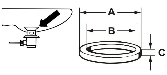 CORNAT Rohrschelle Cornat Flachdichtung 1 1/4''