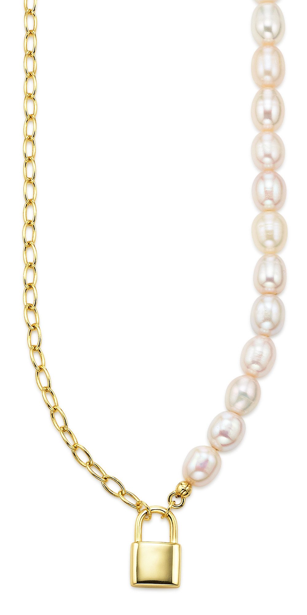 Kette mit Anhänger Schmuck, Geschenk, Kette und Anhänger in Schloss-Optik