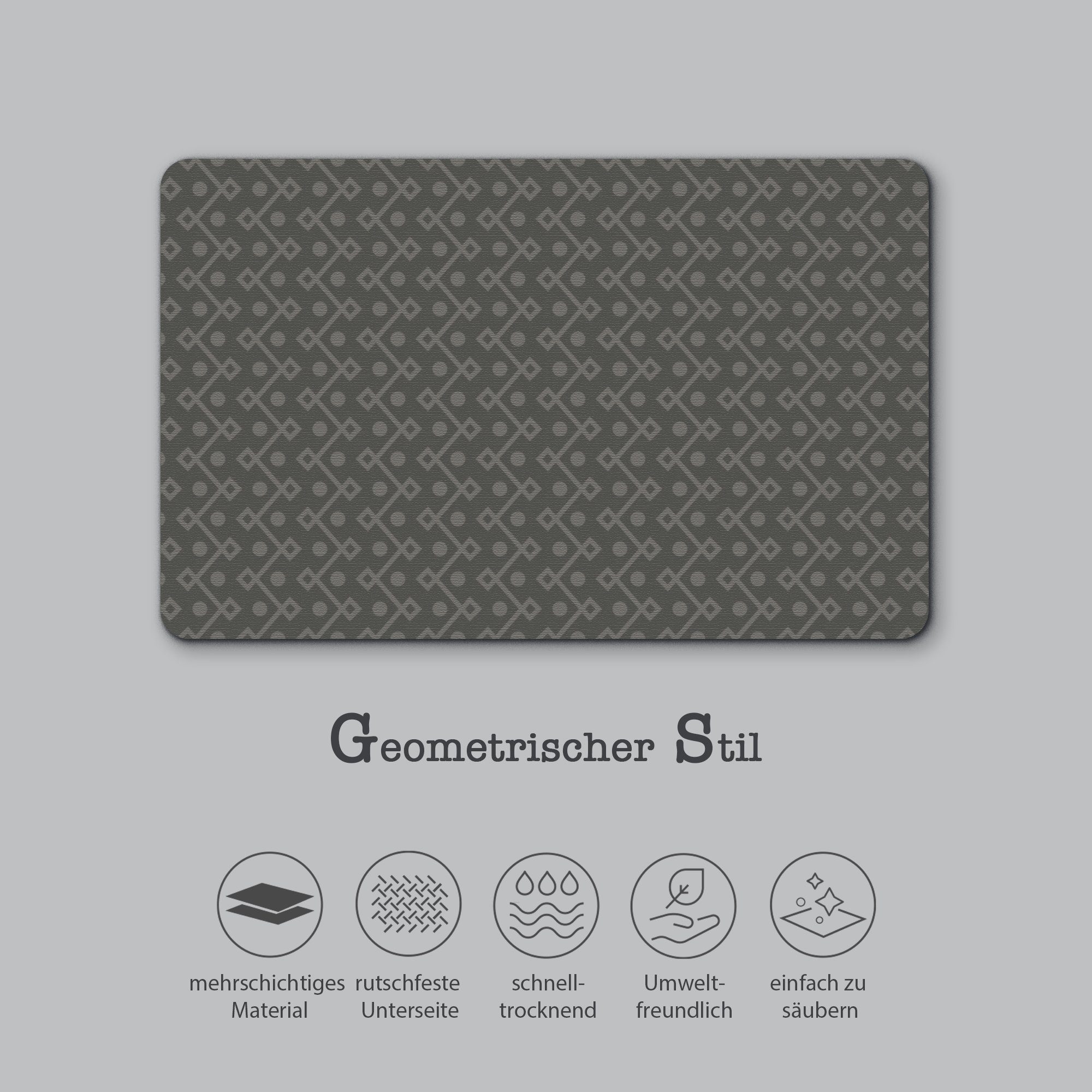 HomeGuru Badematte Badteppich, rutschfest, schnelltrocknend, saugfähig, günstig online kaufen