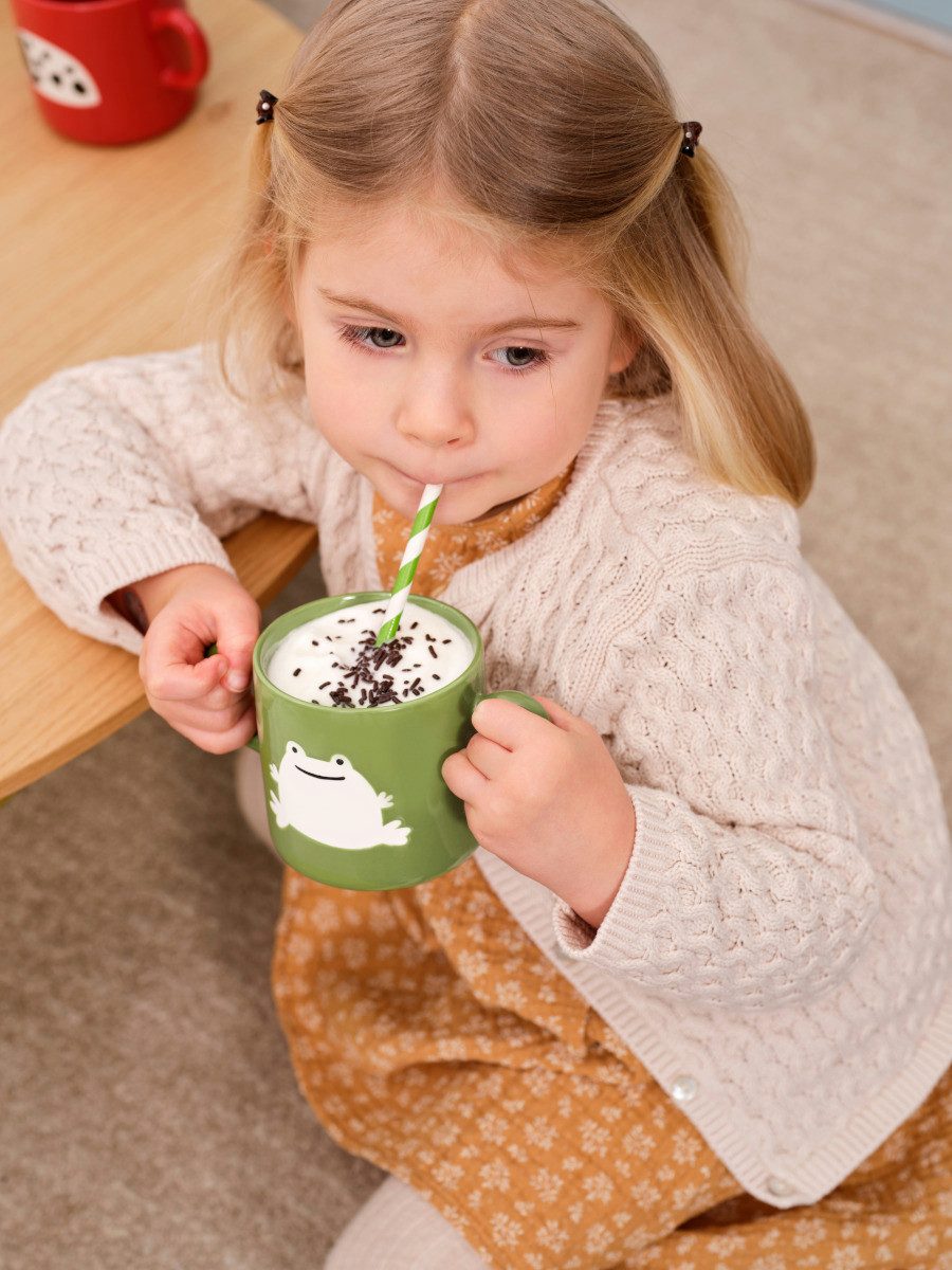 ASA SELECTION Becher Buddies Henkelbecher Frosch 0,25l, New Bone China – Bild 3 von 5