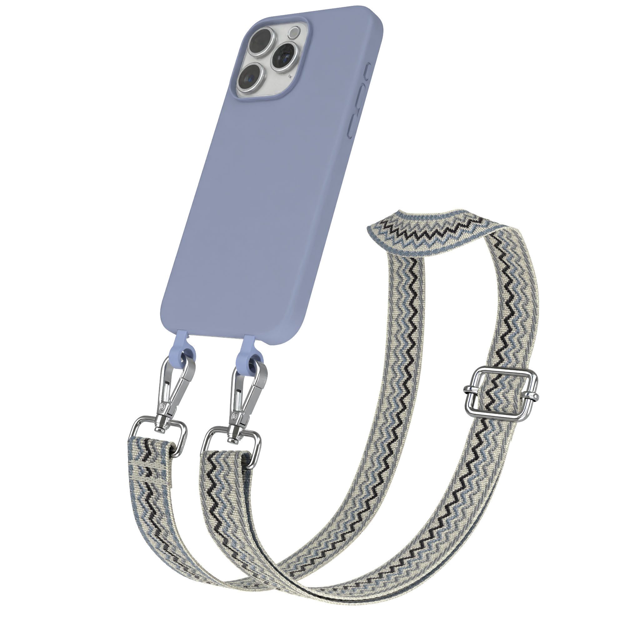 Handykette 2in1 TPU Hülle mit Band für iPhone 15 Pro Max