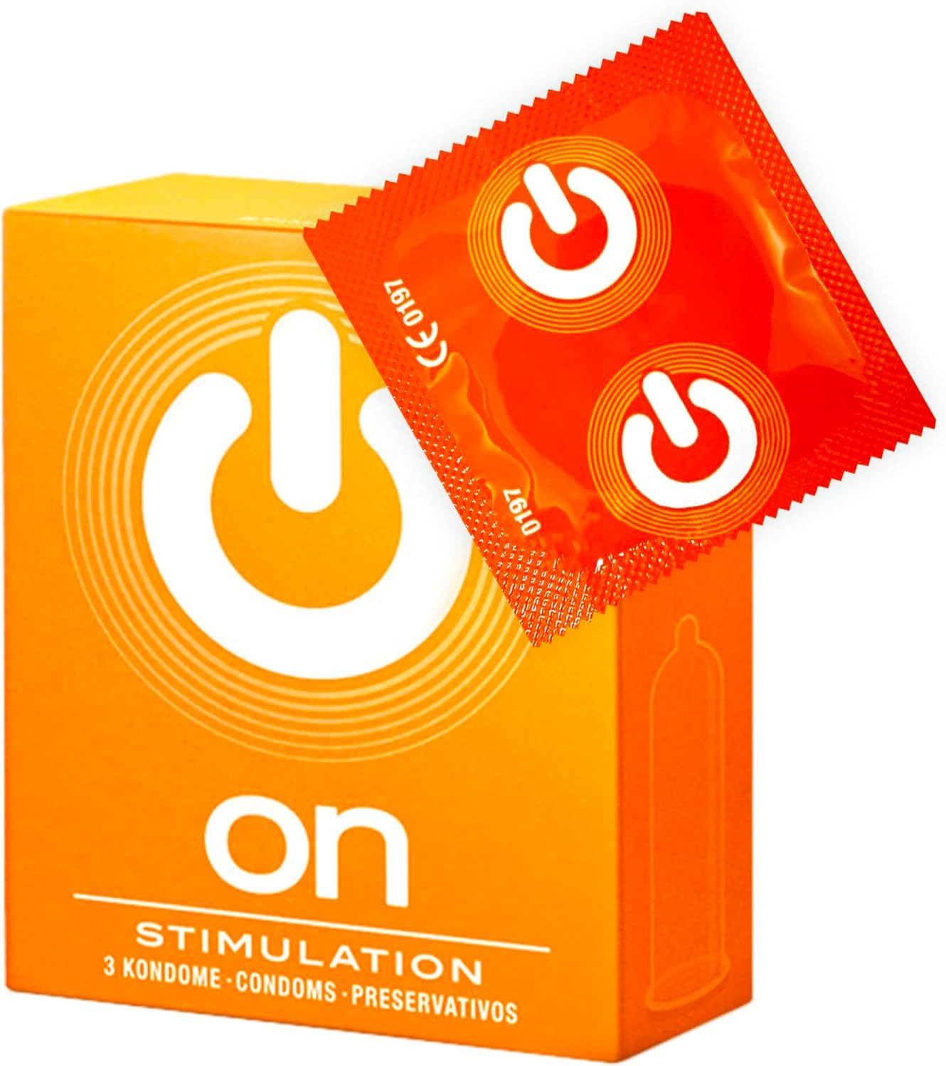 ON Condoms Kondome verschiedene Sorten Premium Preservative, Natur, extra dünn, gerippt, stimulierend, aromatisiert