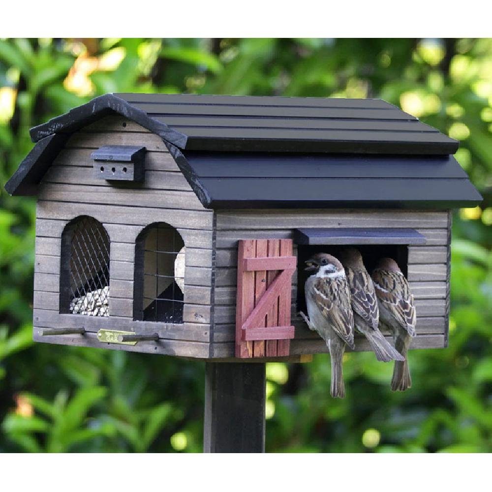 Wildlife Garden Vogelhaus Futterhaus Futterscheune Braun günstig online kaufen