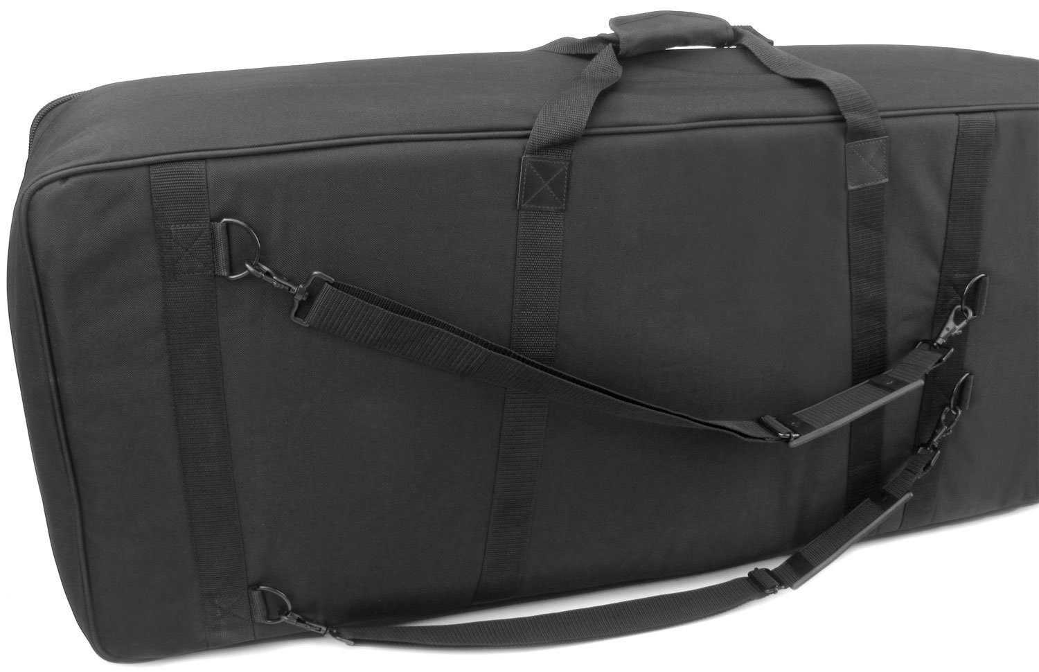 Classic Cantabile Piano-Transporttasche KT-D Keyboardtasche - Innenmaße 140 x 38 x 15 cm, Schaumstoffpolsterung, reiß- und wasserfest mit Rucksackgurte