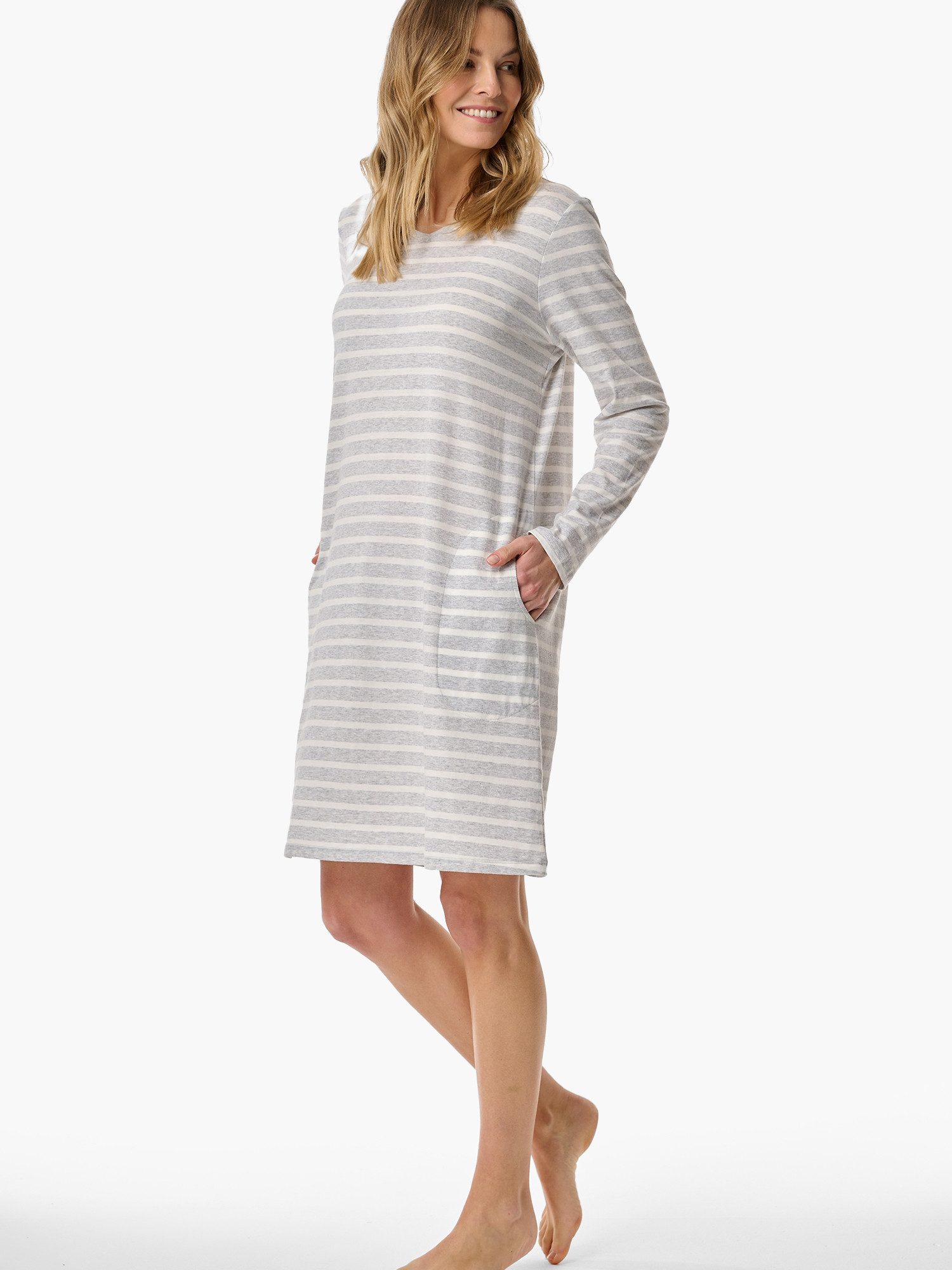 Schiesser Nachthemd langarm 95cm - Casual günstig online kaufen
