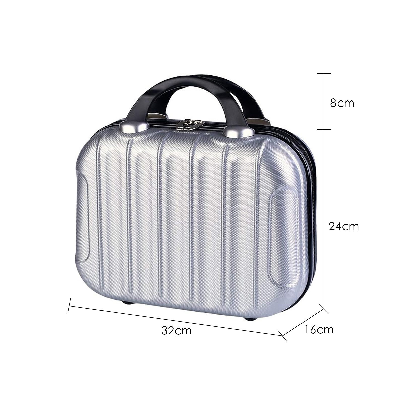 CALIYO Kosmetikkoffer Tragbare Make-up Organizer Box Kosmetikkoffer Make-up Koffer, für Kosmetiktasche für Reise Kulturbeutel auf Trolley befestigbar