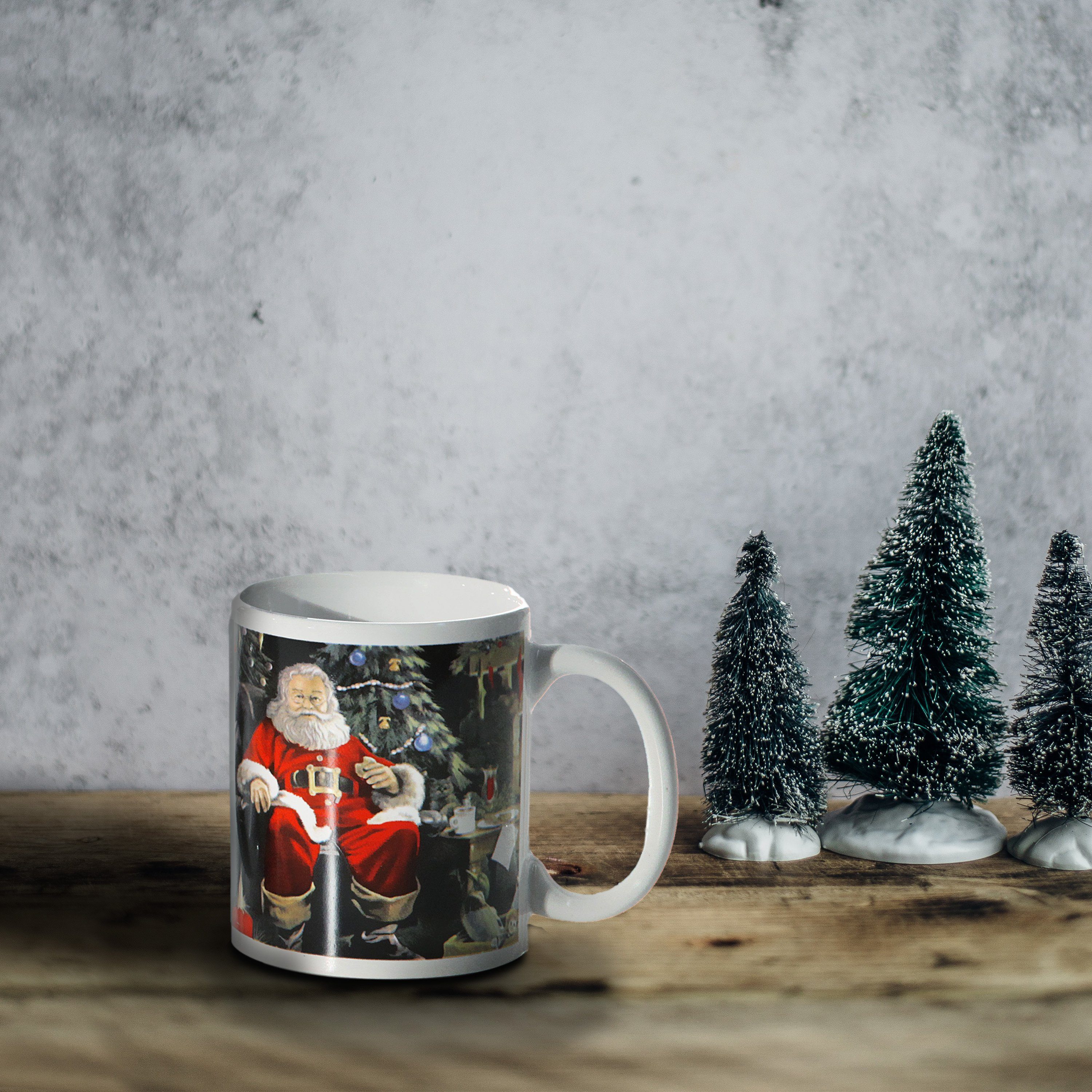 CEPEWA Becher Glühweinbecher Nostalgie 4er Set 275ml Weihnachten Tassen