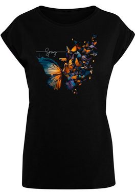 F4NT4STIC T-Shirt Schmetterling Frühling Print