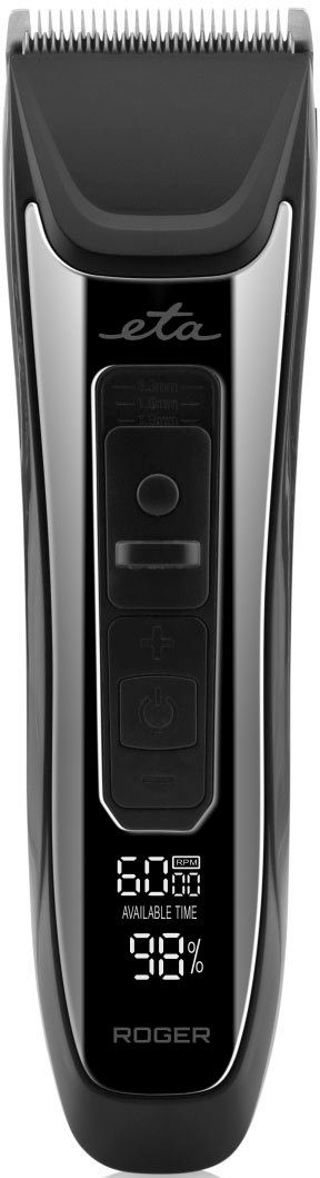 eta Haar- und Bartschneider Roger ETA934590000, incl. Aufsatz zum Effilieren, 6 Aufsätze (4 - 30 mm)