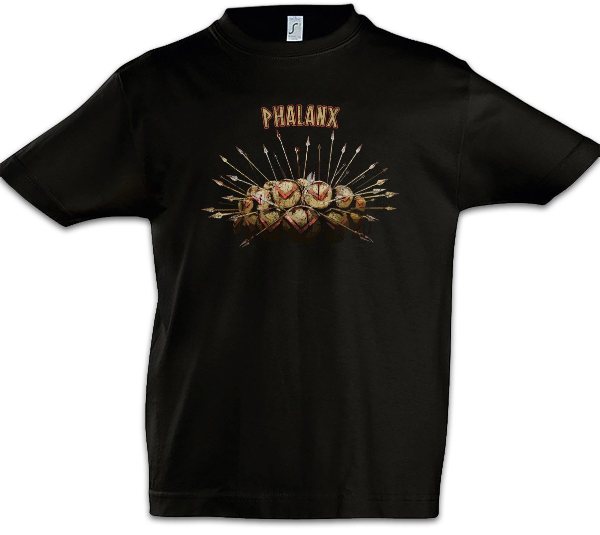 Print-Shirt Phalanx Kinder T-Shirt Helmet Leonidas 300 Sparta Spartans Spartaner