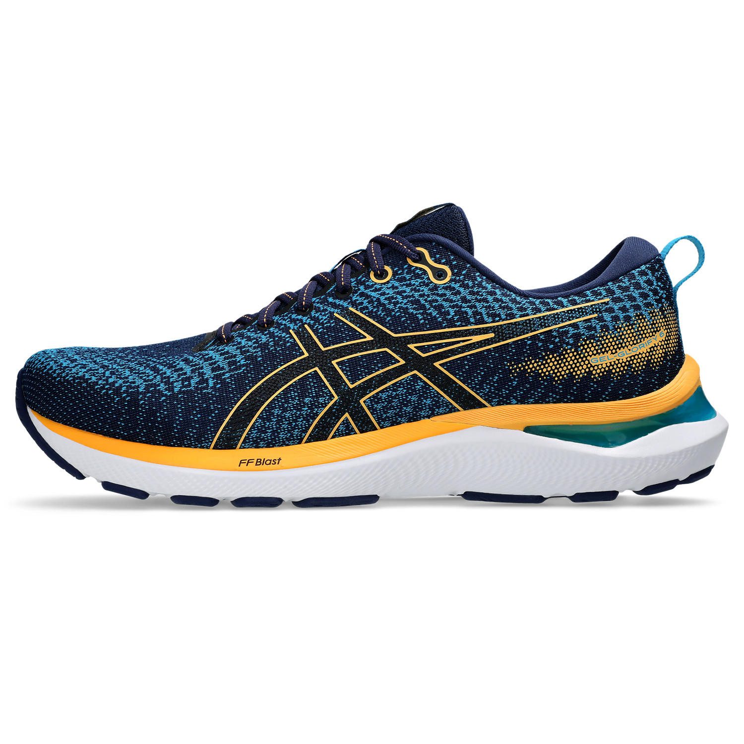 Asics GEL-GLORIFY 6 BLUE EXPANSE/STADIUM ORANGE günstig online kaufen