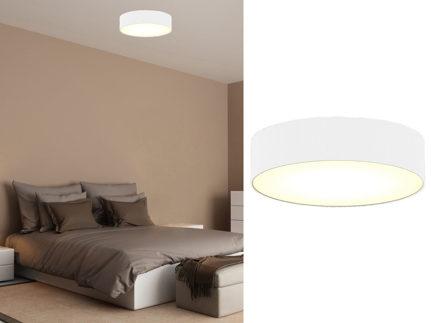 smartwares LED Deckenleuchte, Dimmfunktion, LED wechselbar, günstig online kaufen