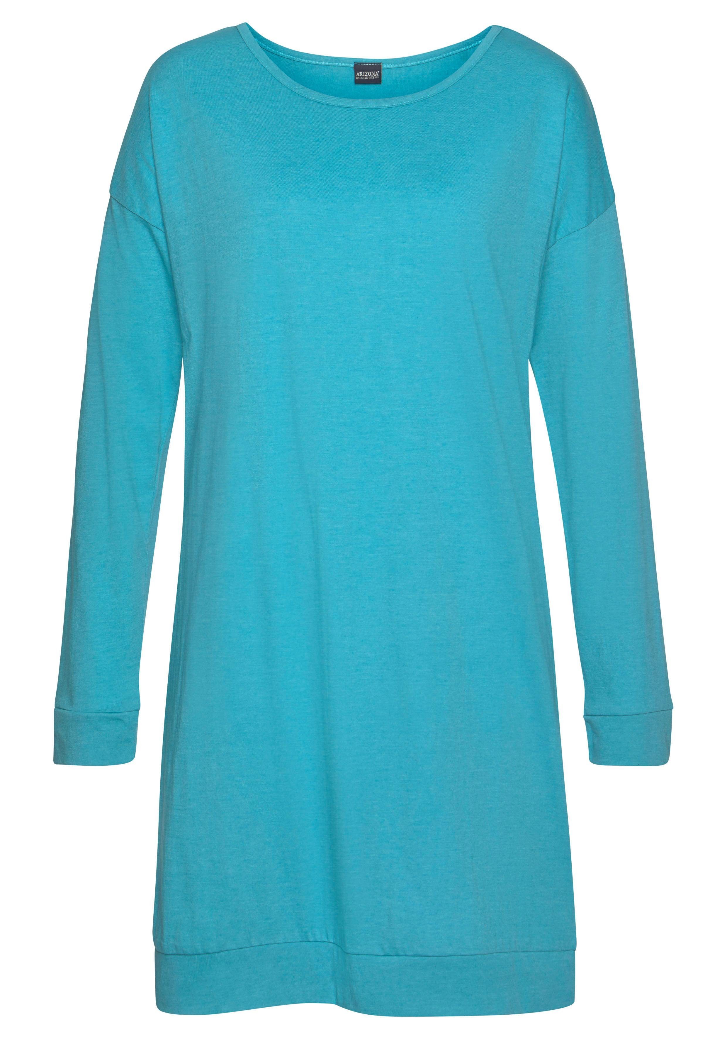 Arizona Nachthemd (2er Pack) in melierter Optik