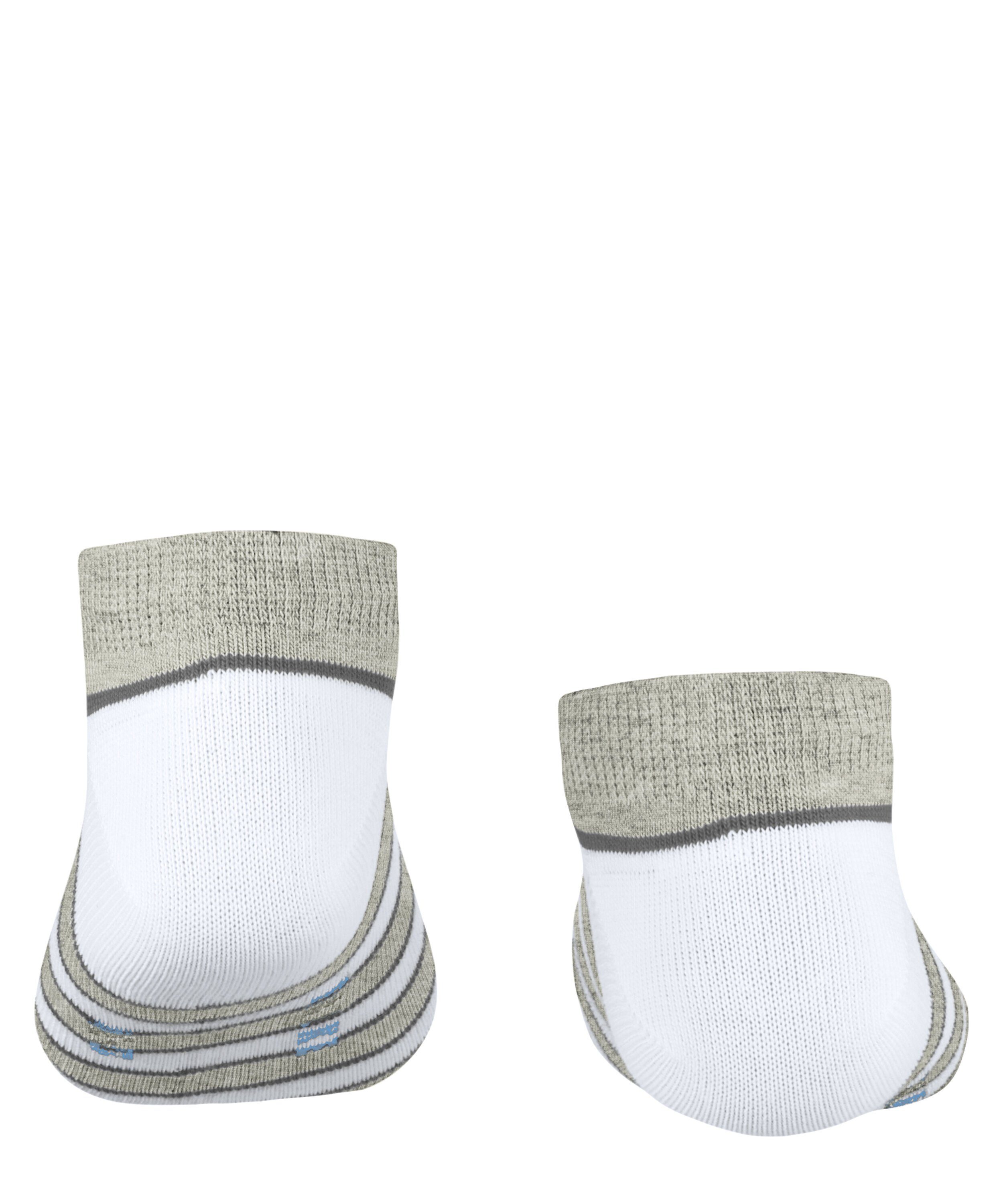 FALKE Sneakersocken Simple Stripes grey mit (1-Paar) storm nachhaltiger (3820) Baumwolle
