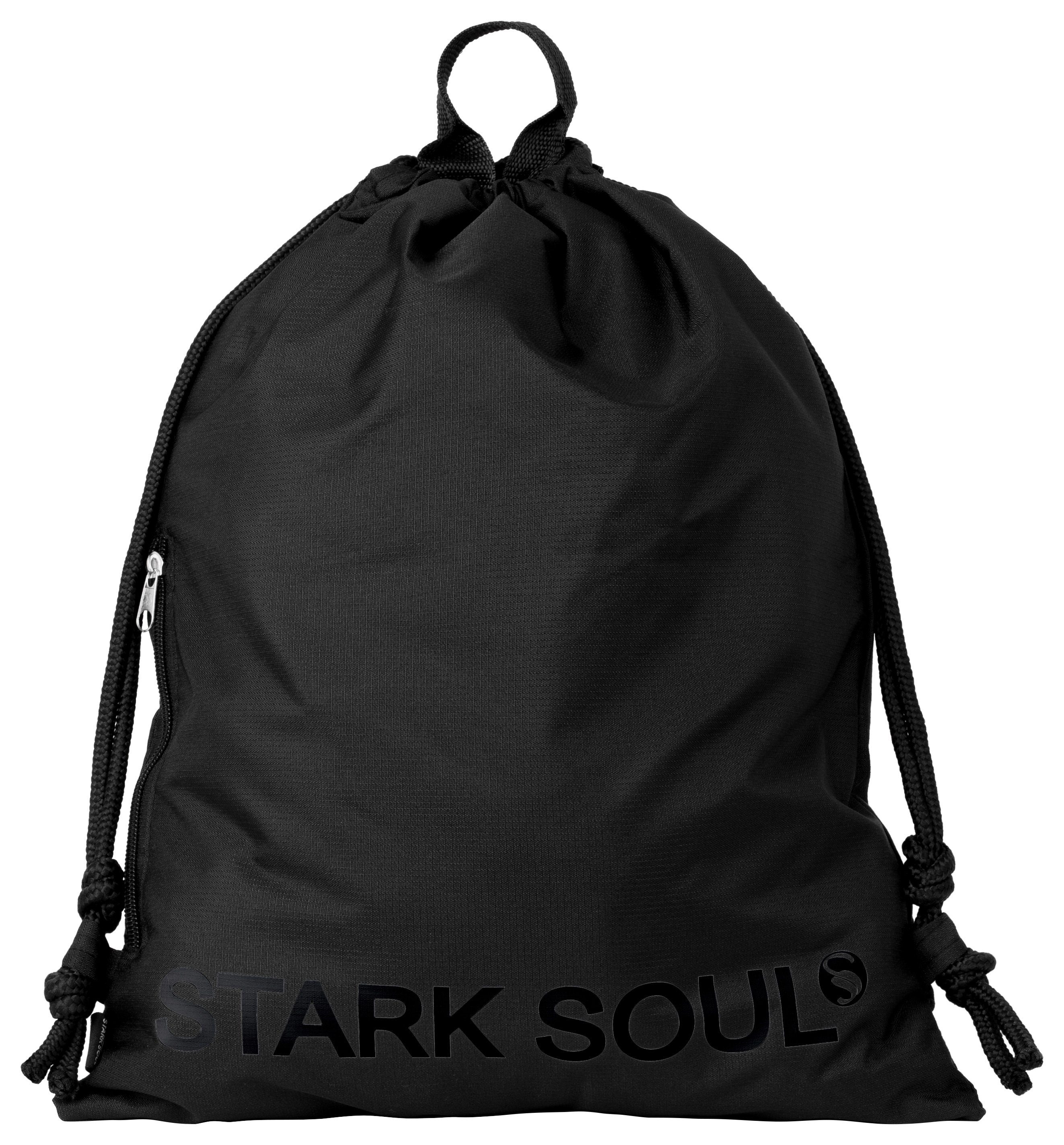 Stark Soul® Turnbeutel Turnbeutel-Rucksack mit Tragegriff und Seitentasche