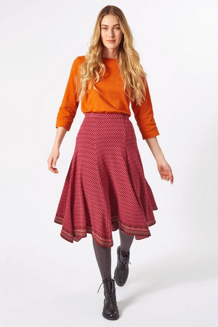 Himalaya Clothing Strickrock Jacquard-Strickrock aus reiner Bio-Baumwollewi günstig online kaufen