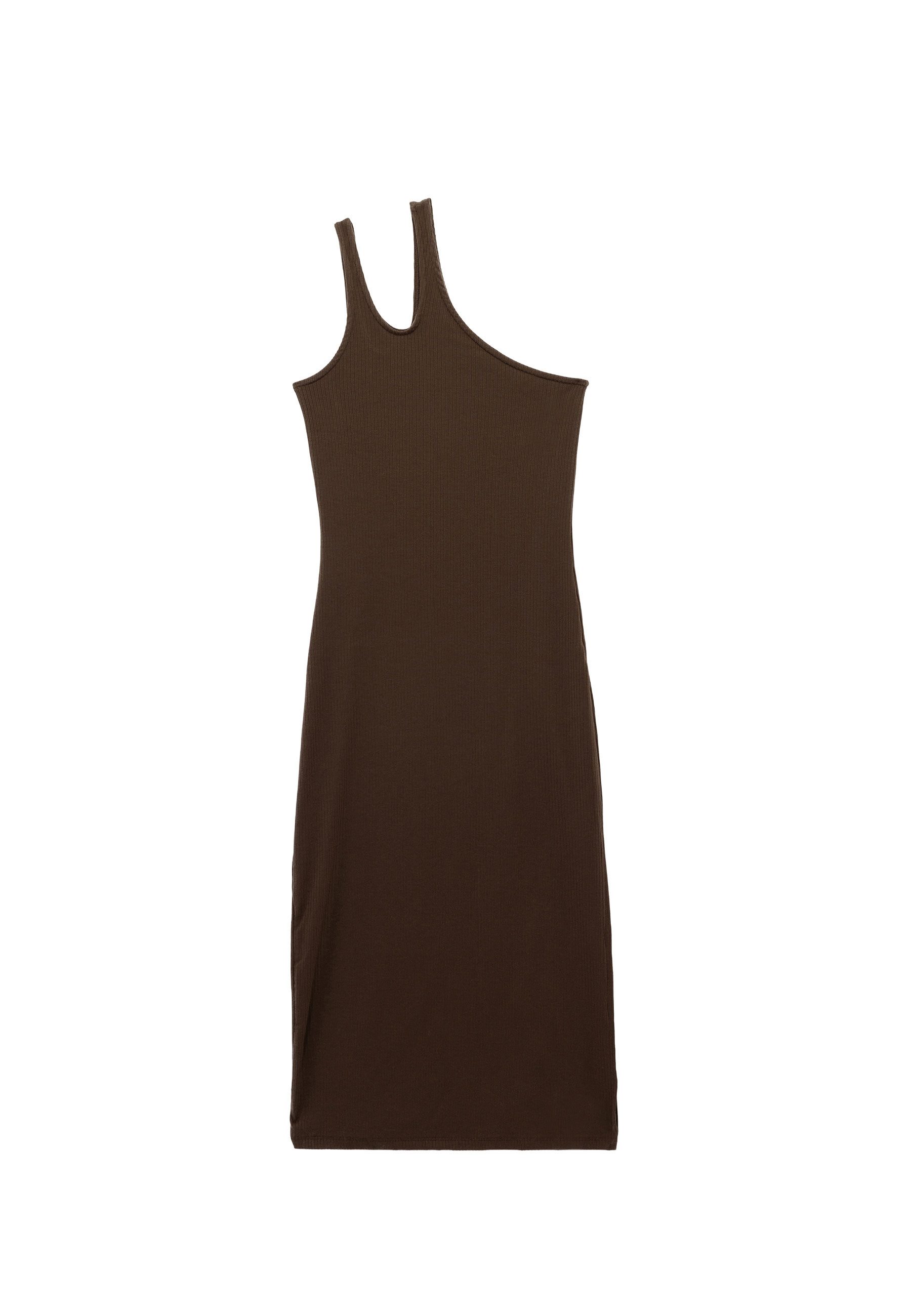 Koton One-Shoulder-Kleid Midi Длина Eine Schulter One-Shoulder-Kleid