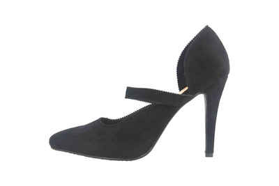 Andres Machado AM5533 Ante Negro Pumps