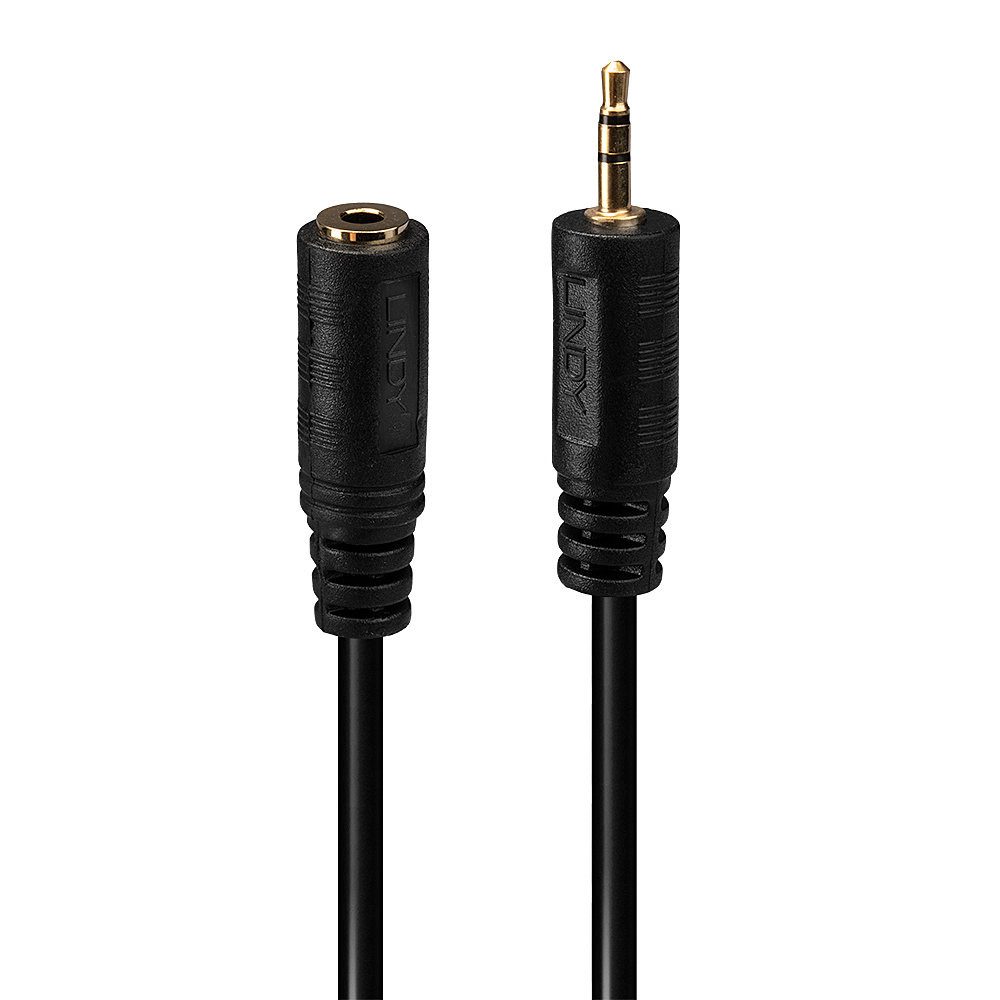 LINDY Audioadapterkabel 2,5M/3,5F 20cm-Kabel 2,5mm M/3,5mm F Computer-Kabel