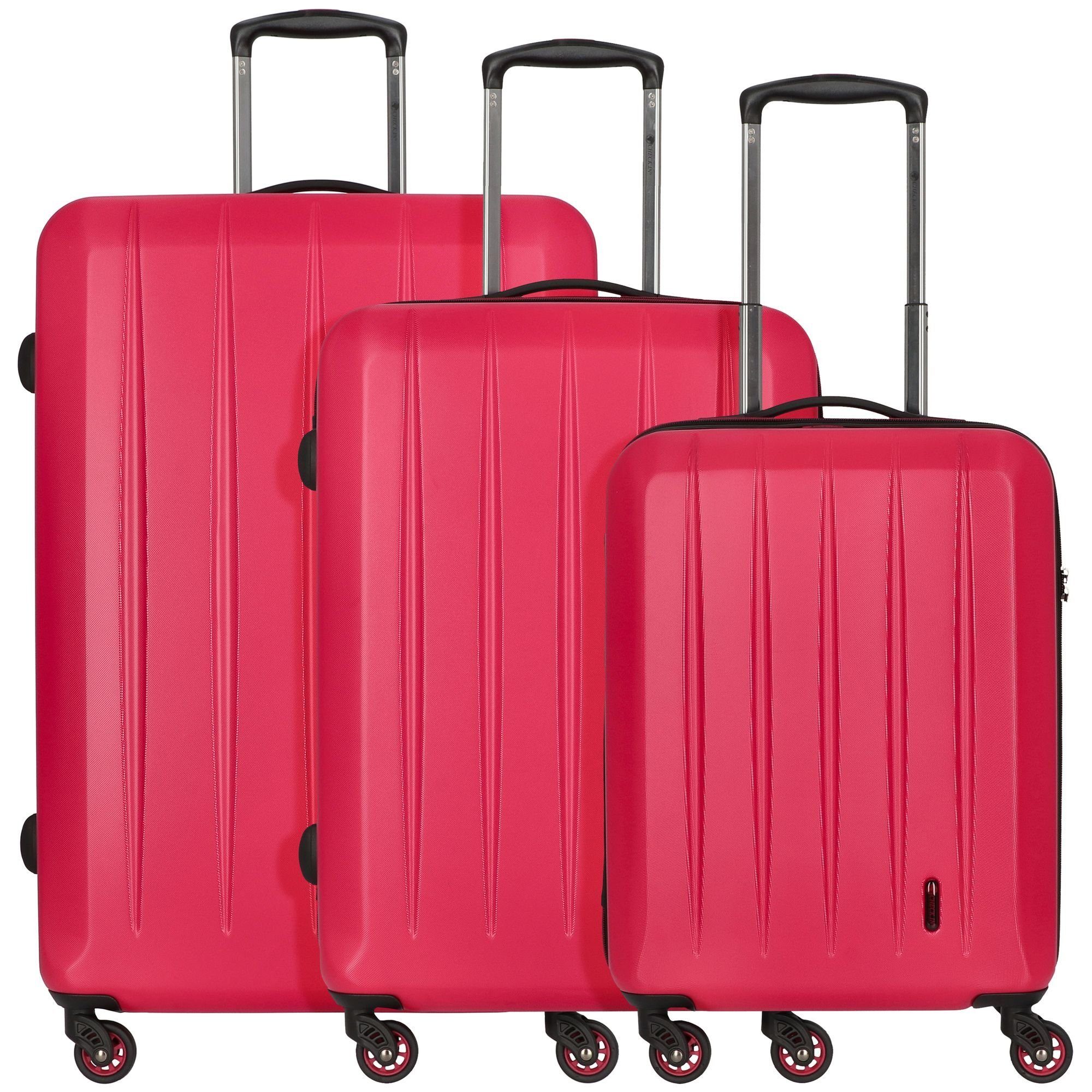 CHECK.IN® Trolleyset Cork, 4 Rollen, (3-teilig, günstig online kaufen