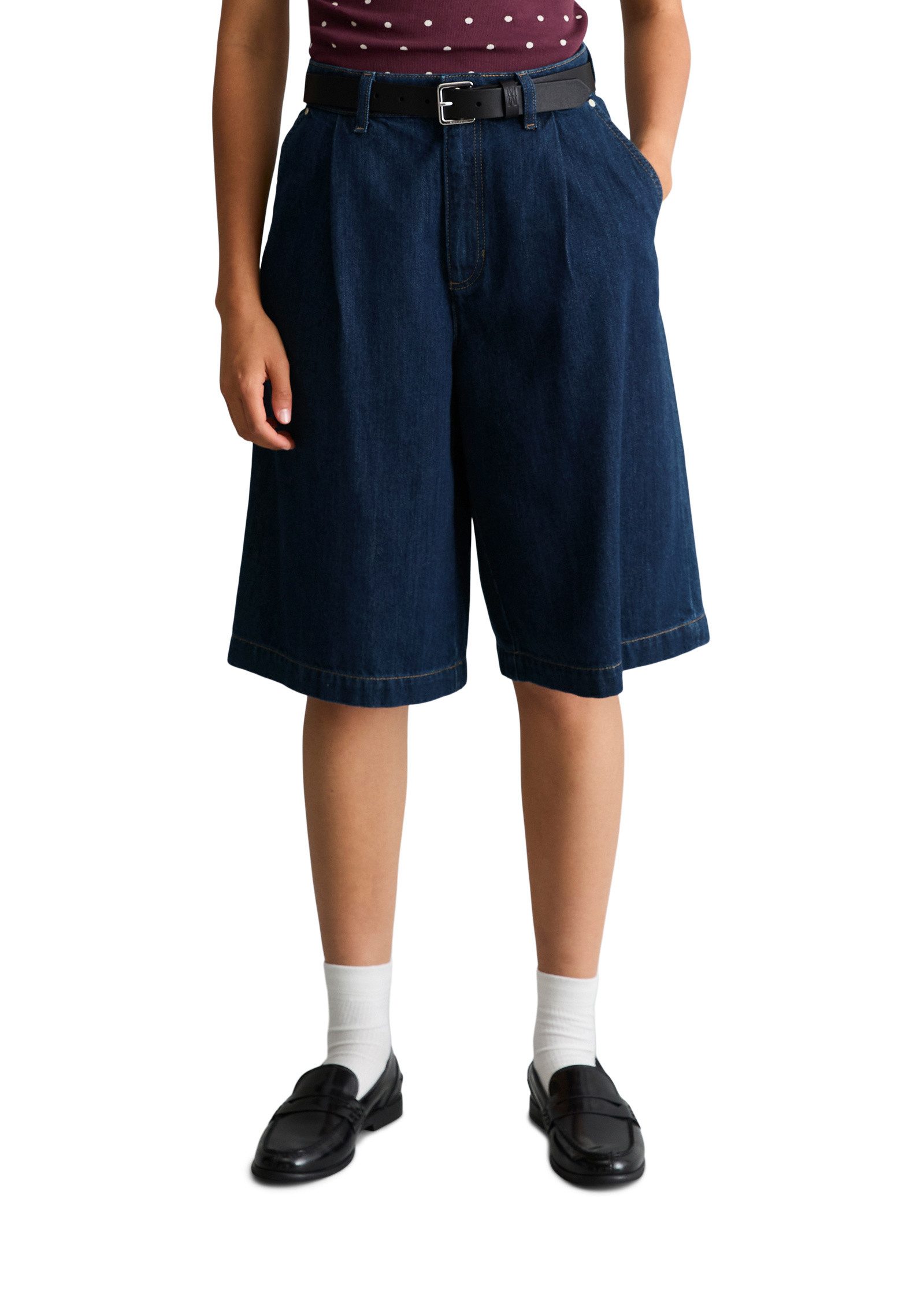 Marc O'Polo DENIM Shorts made with Orange Fiber