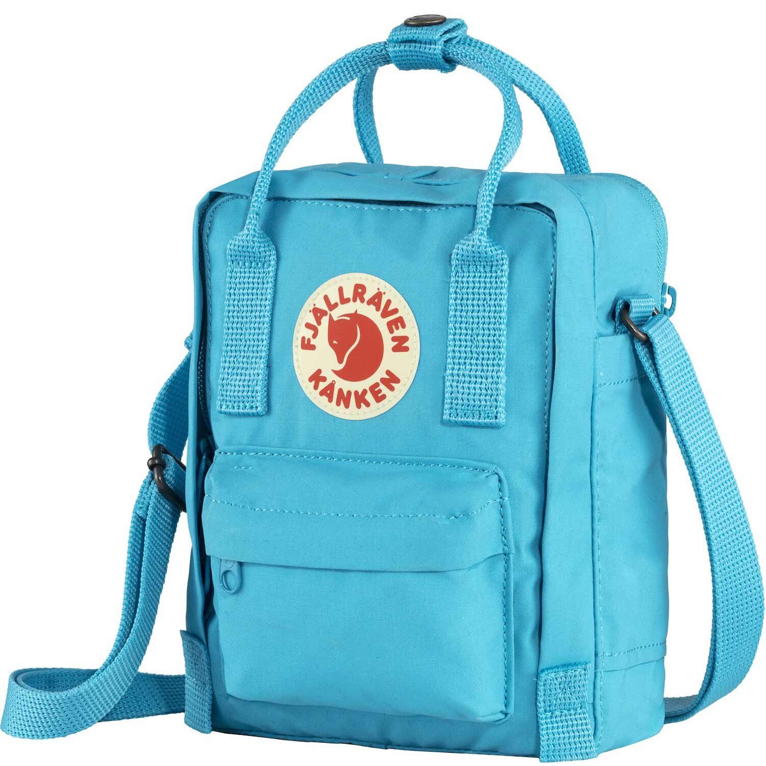 Sling Stück), Umhängetasche blau Fjällräven Umhängetasche (Stück, Turquoise Reißverschluss Kanken Fjällräven Deep Mini