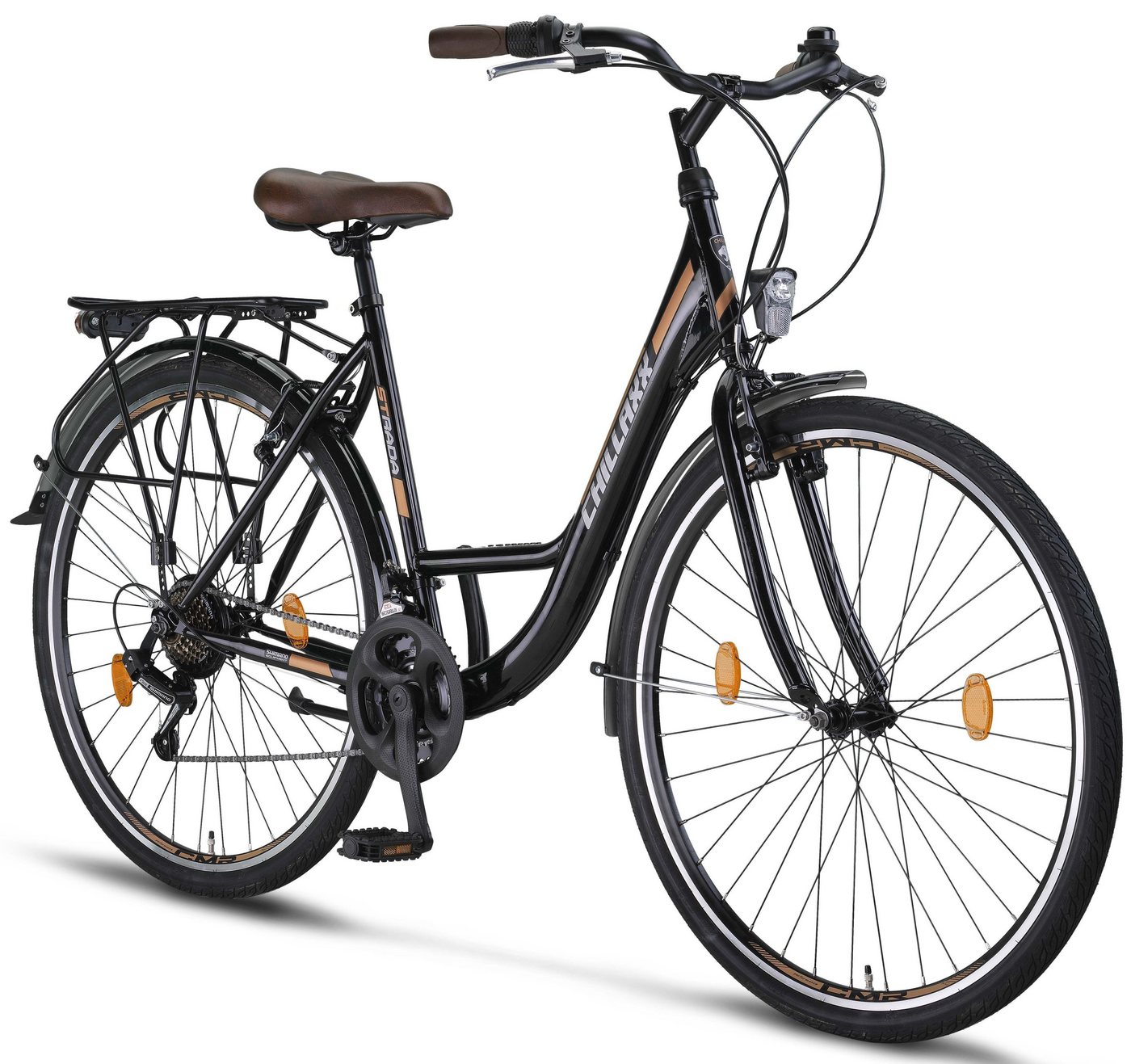 Chillaxx Cityrad Chillaxx Bike Strada Premium City Bike in 24, 26, 28 Zoll