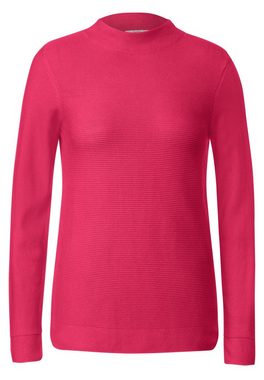 Cecil Stehkragenpullover aus reiner Baumwolle