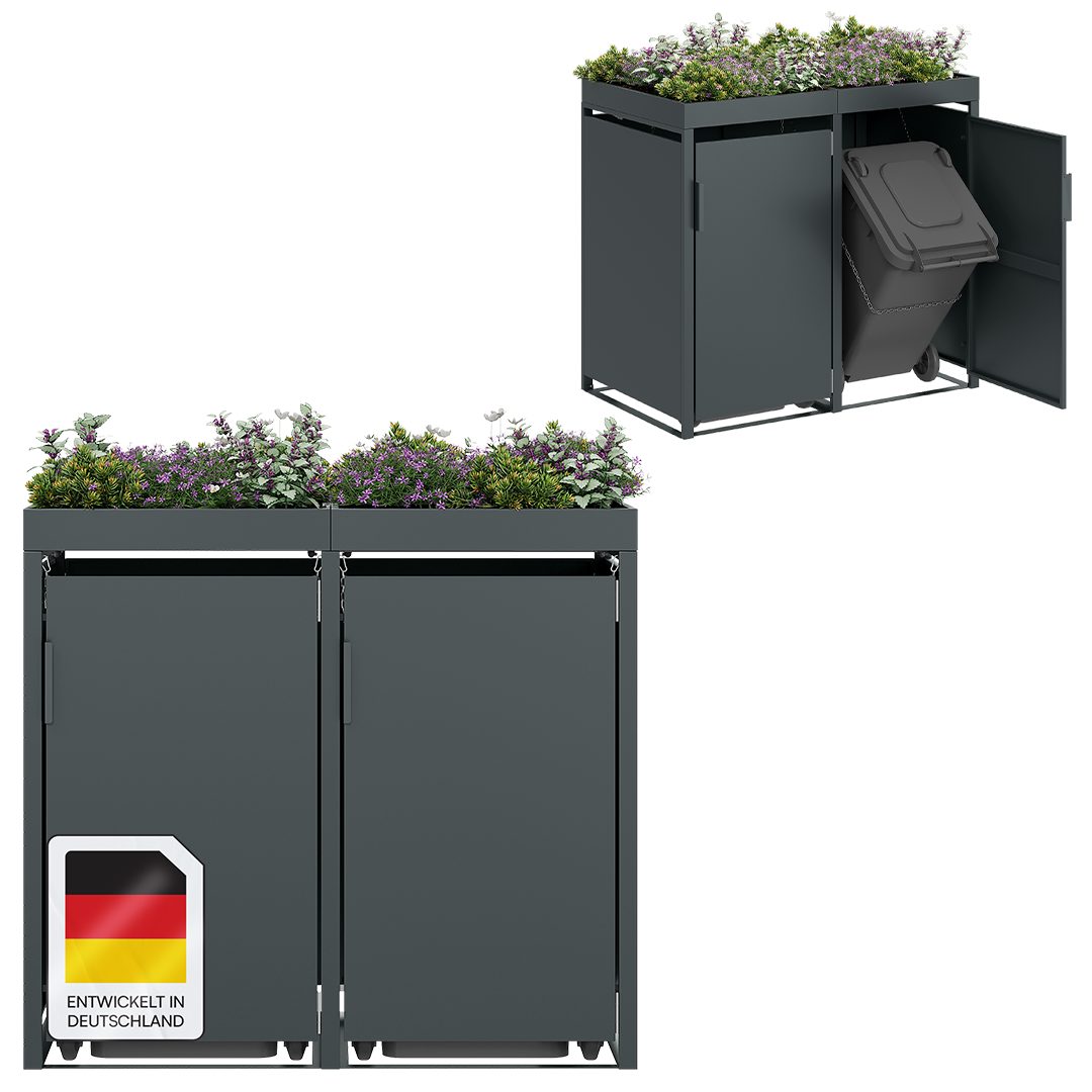 STEELSØN Mülltonnenbox Thoria 240L aus verzinktem günstig online kaufen
