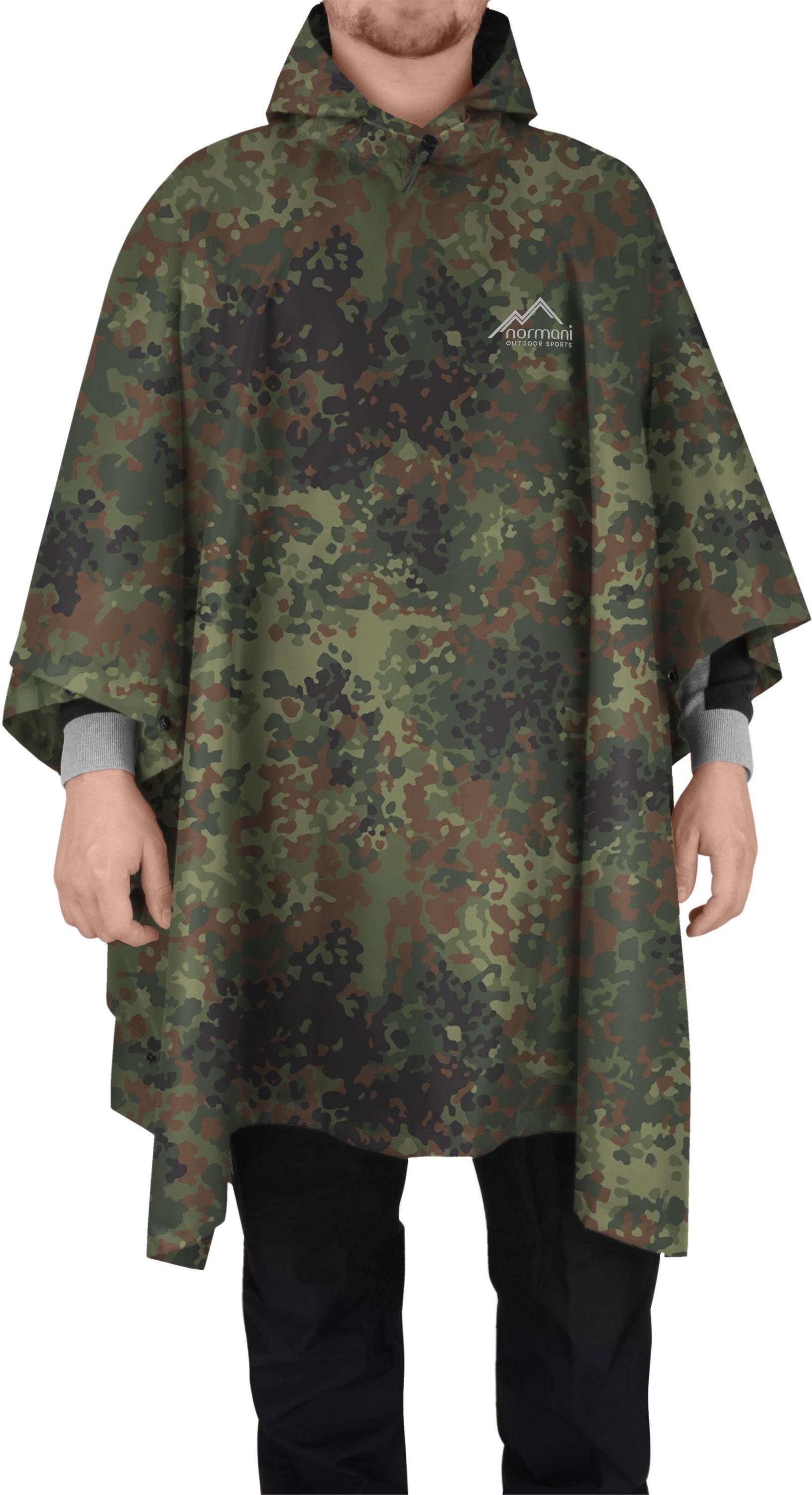 normani Regenponcho Ripstop Regenponcho Derry Wasserdichtes Regencape - Wassersäule: 6.000 mm – Bild 5 von 5