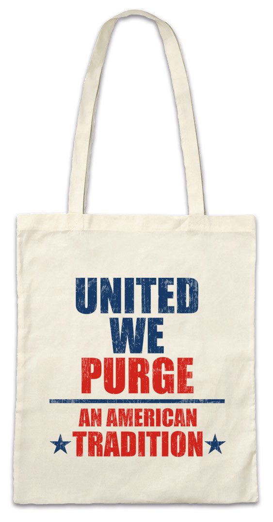 Beuteltasche An American Tradition Stofftasche The Mask Maske Purge God Symbol